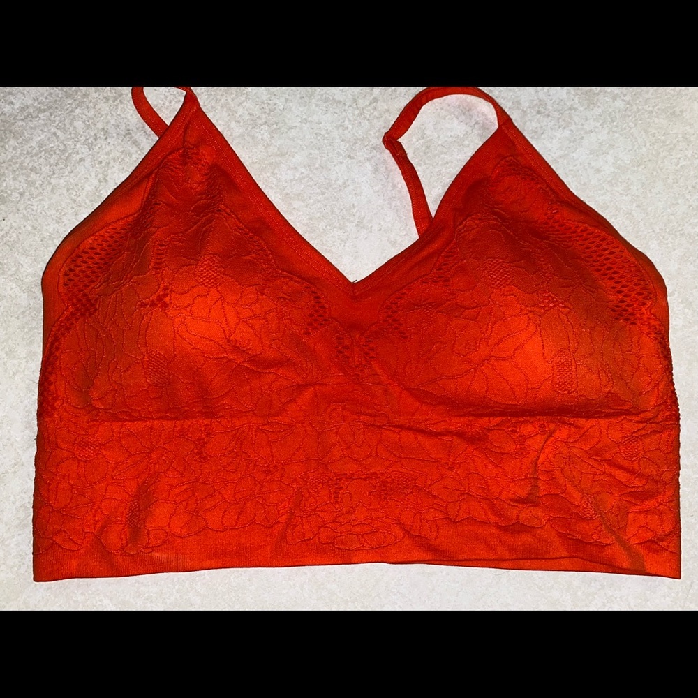 Orange bralette